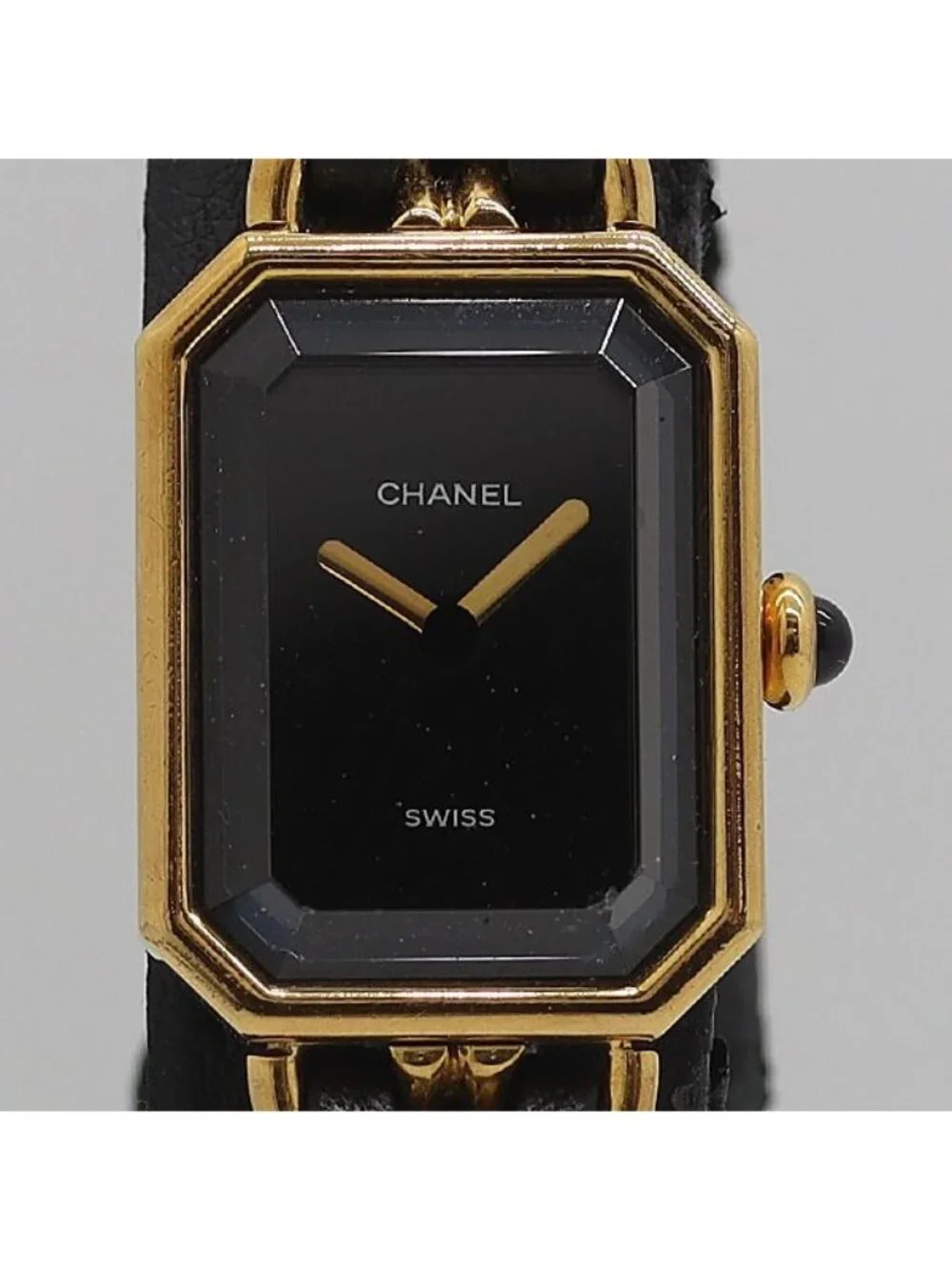 Chanel Bonded Premiere M Quartz Black Dial Bangle Watch
